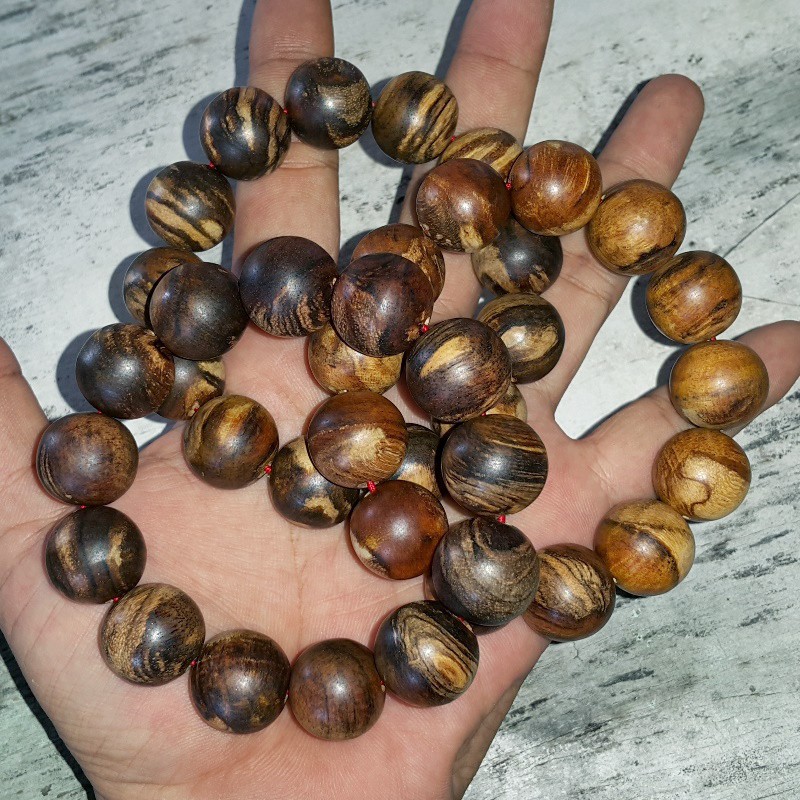 Gelang Gaharu Zebra 18 MM Agarwood Bracelets