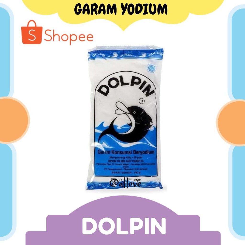 

GARAM DAPUR DOLPIN 500 GR / GARAM YODIUM
