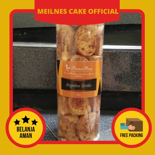 

Meilnes - Prima Rasa - Bagelen Garlic Kemasan Tabung - Oleh Oleh Kue Bandung