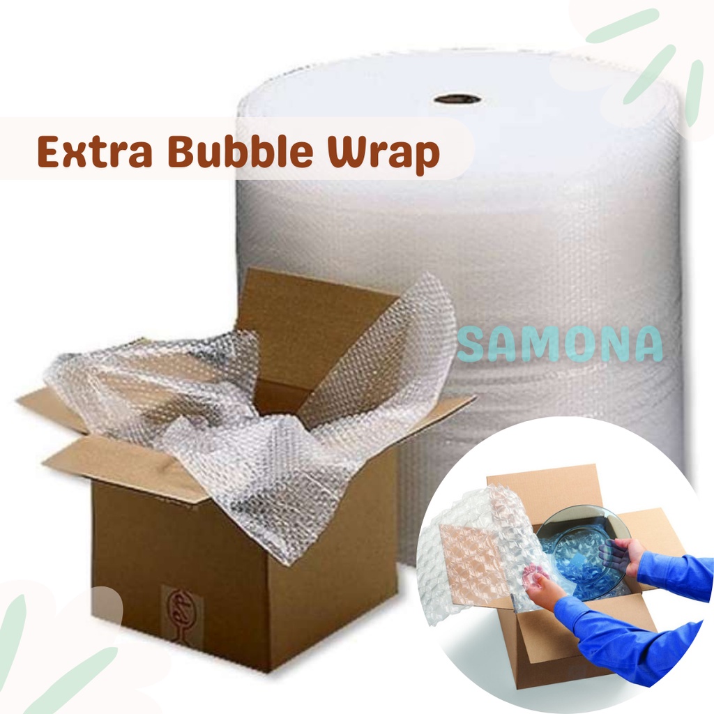 

SAMONA Extra Packing Tambahan Bubble Wrap Buble Babel Wrab Pengaman Barang