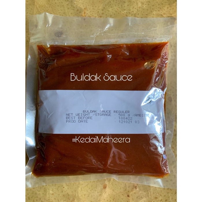 

SAUS-DRESSING- BULDAK SAUCE SAMYANG HALAL MUI 500GR -SAUS-DRESSING.