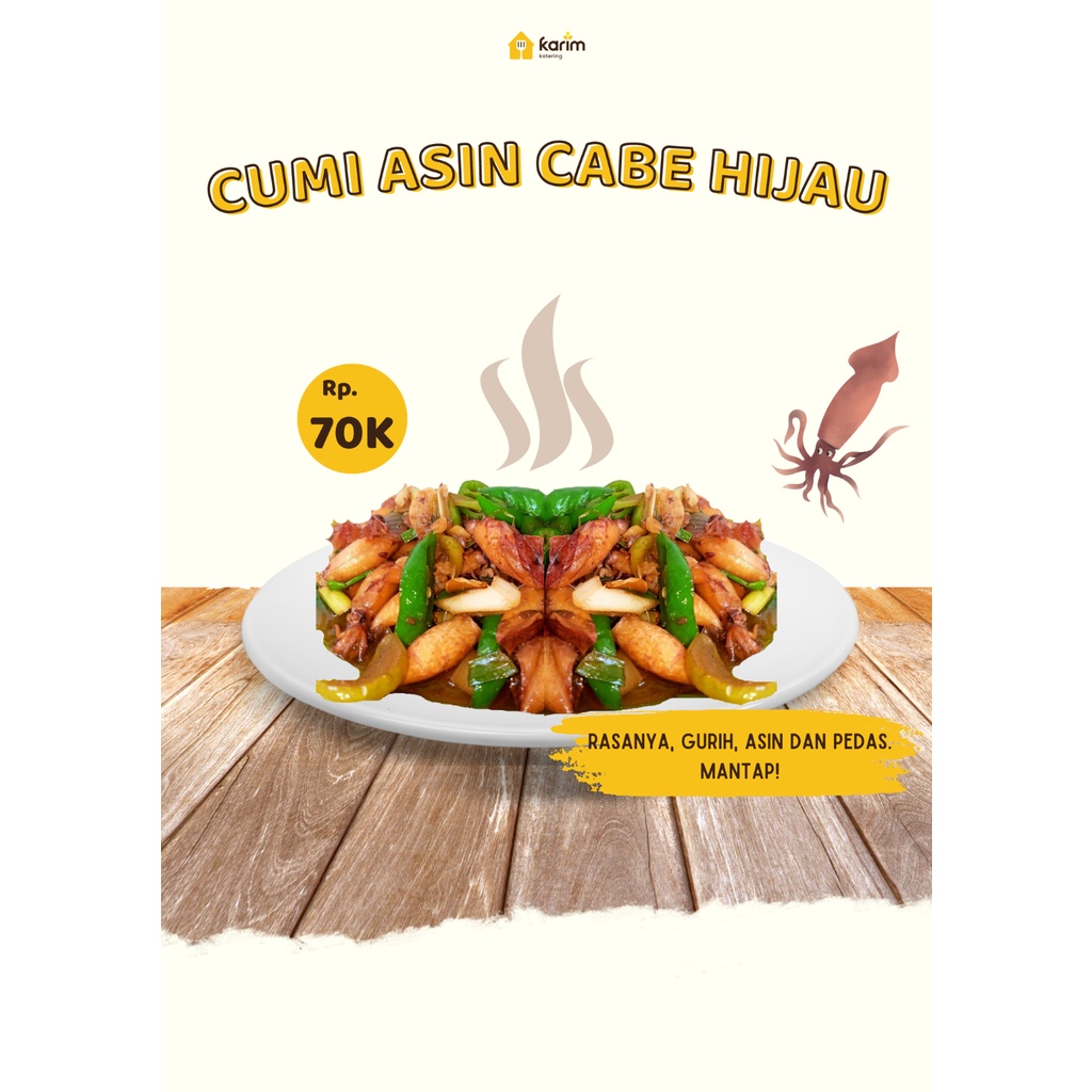 

Cumi Asin Cabe Hijau