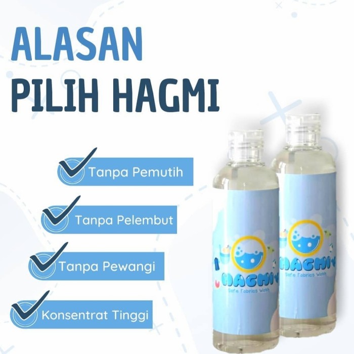 Sabun cuci gendongan Hagmi 240 ml deterjen cair liquid konsentrat