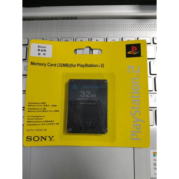 memory card ps2 32mb hitam