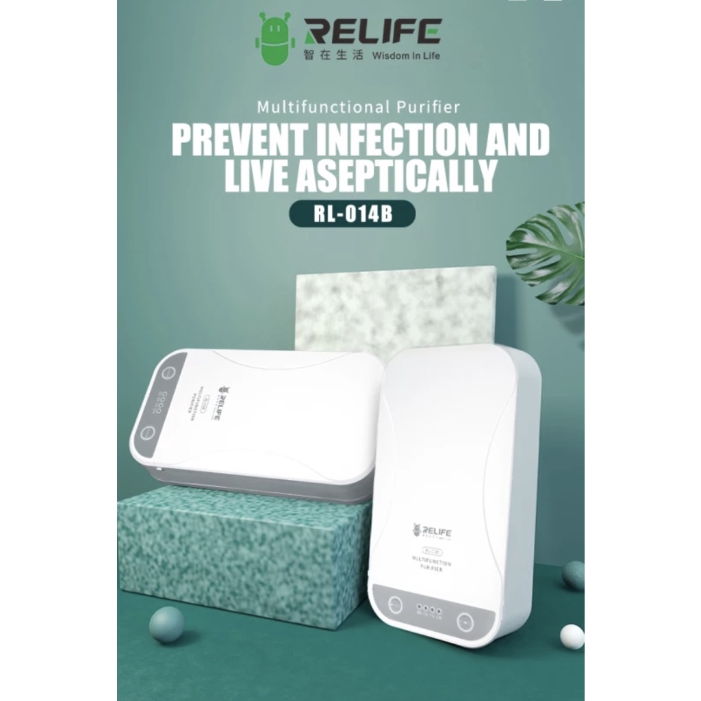 BOX DISINFECTANT RELIFE RL-014B ULTRAVIOLET  + CHARGER