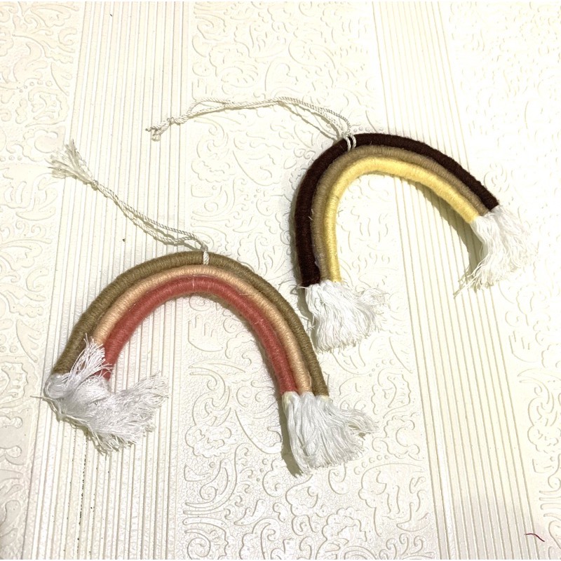 Gantungan tas/hiasan tas/pelangi (motif di kirim random)