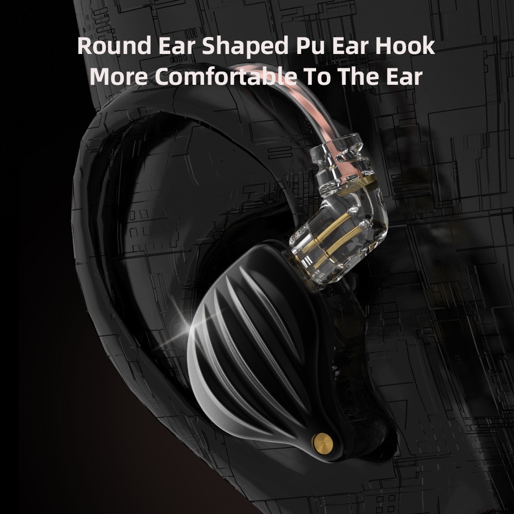 Qkz ZXK Headset Earphone In-Ear Dynamic HIFI Heavy Bass Noise Canceling Untuk DJ / Olahraga