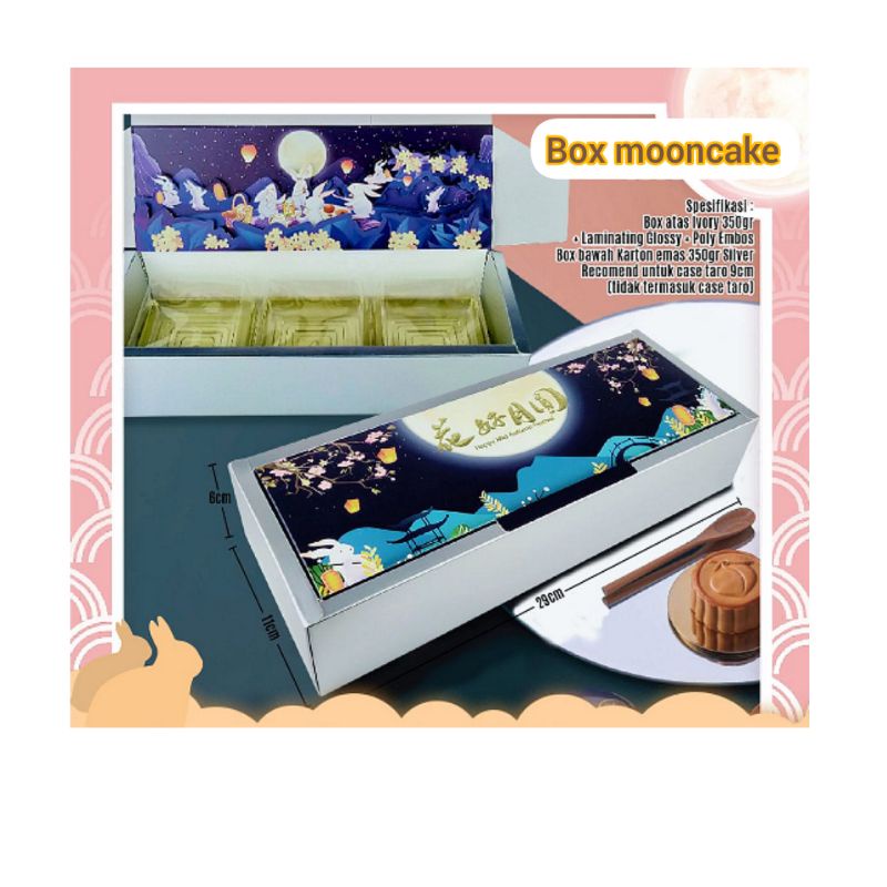 

BOX MOONCAKE KOTAK KUE BULAN DUS PACKAGING HAMPERS MID AUTUMN FESTIVAL#2