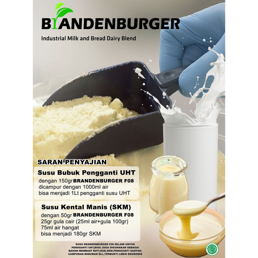 

Susu Bubuk Full Cream Brandenburger susu skim lokal