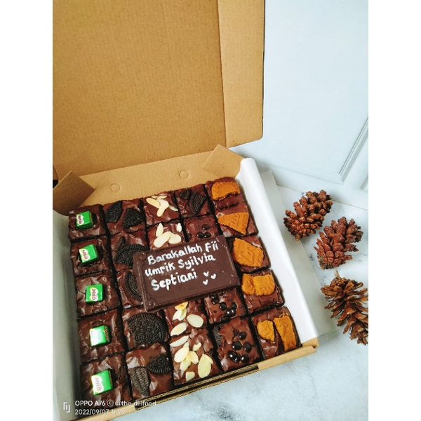 

Fudgy Brownies sekat 20x20