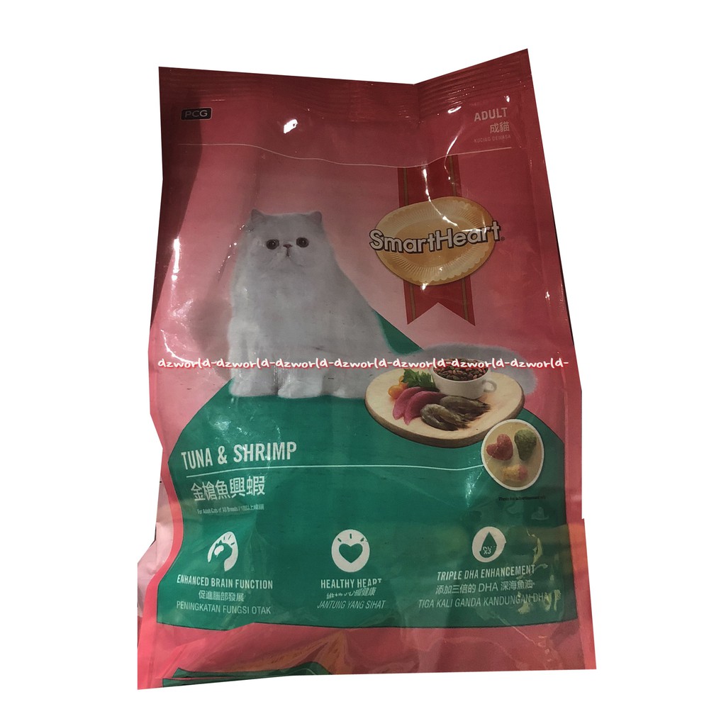 Smartheart Tuna &amp; Shrimp 480gr Makan Kucing Catfood Smart Heart Rasa Ikan Tuna Cat Food