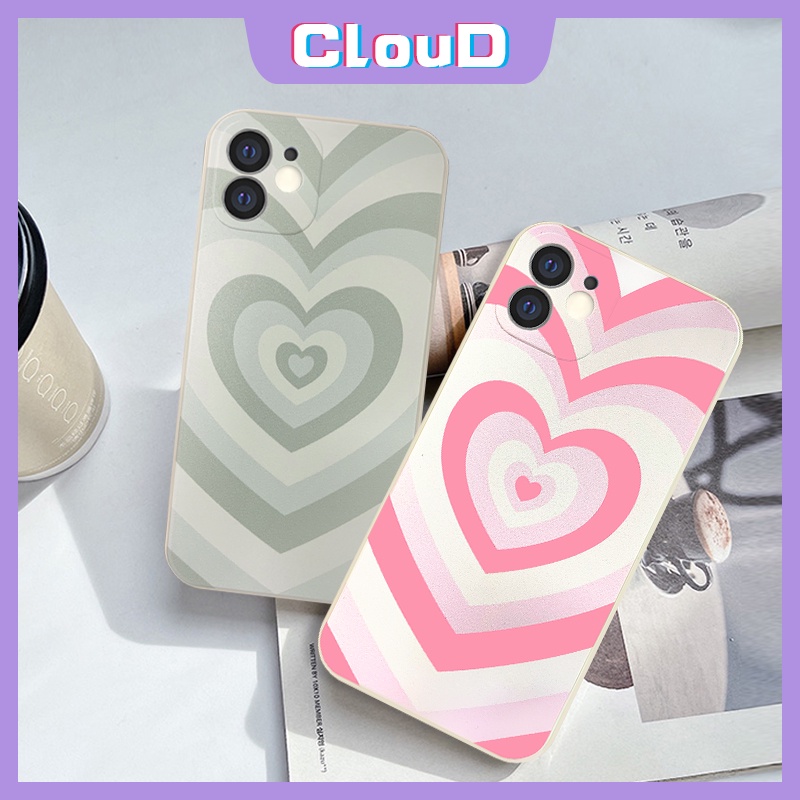 Soft Case TPU Motif Hati Warna Gradasi Untuk Vivo Y20 Y15S Y11S Y11 Y33T Y12 Y20 Y30 Y17 Y15 Y53S Y01 Y33S Y20i Y21 Y1 Y21A Y5S Y21