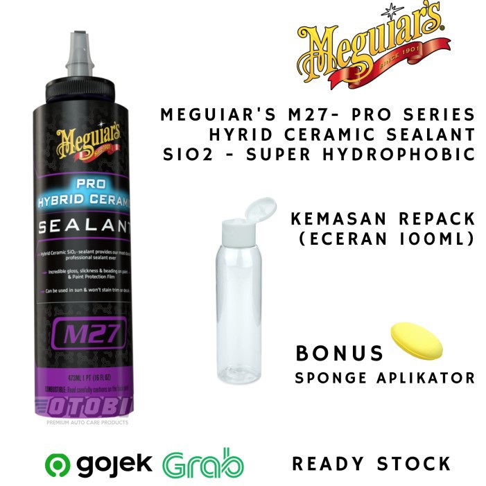 Repack 100ml Meguiar s M27 Hybrid Ceramic Sealant Wax Pro Series