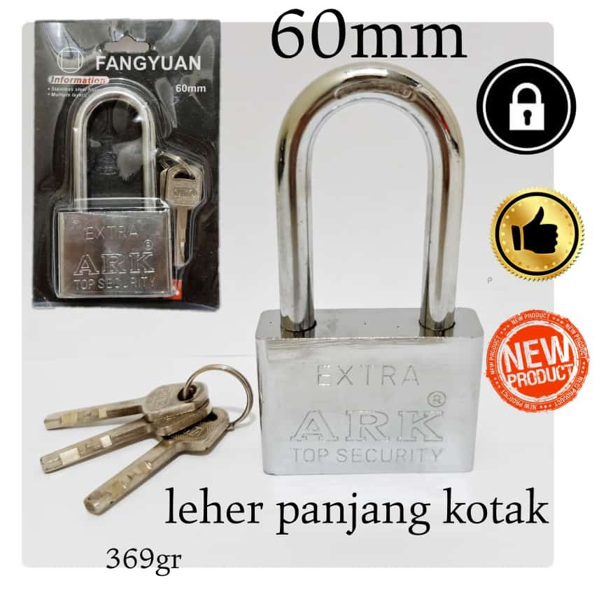 GEMBOK 60MM LEHER PANJANG MURAH