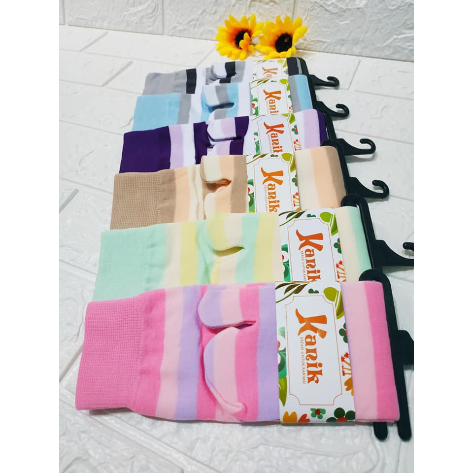 Kanik Kaos Kaki Jempol Warna Strip 3