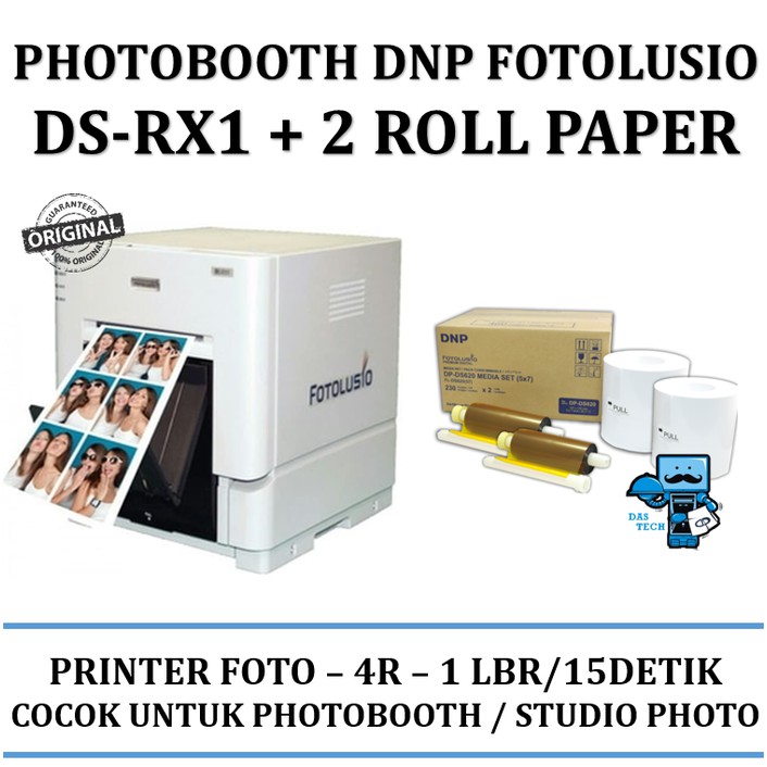 Printer Photobooth DNP fotolusio DS-RX1 + free 2 roll paper