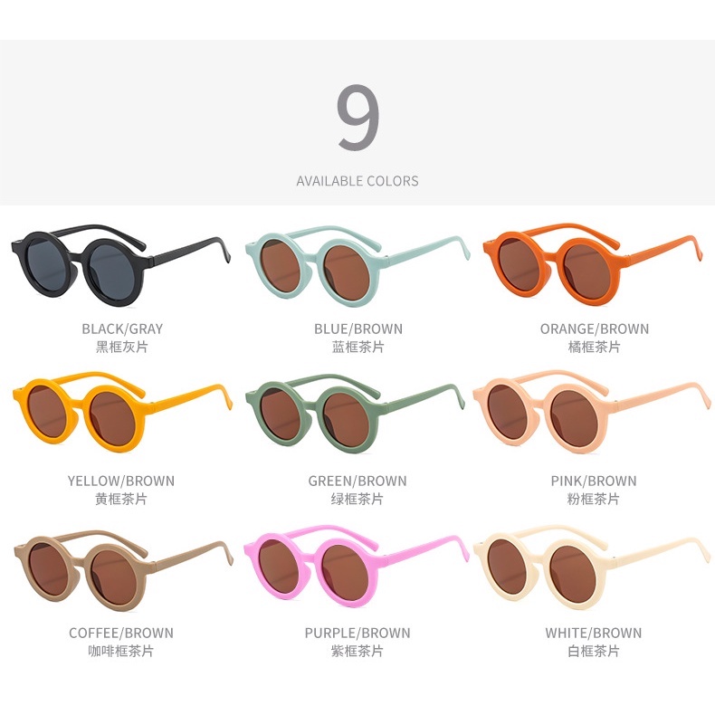 Kacamata Anak Kacamata Bayi Kacamata Fashion Sunglas Anak Terbaru Untuk Usia 0-8 Tahun