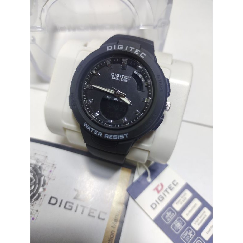 JAM TANGAN DIGITAL DAN JARUM DIGITEC PLUS BOX