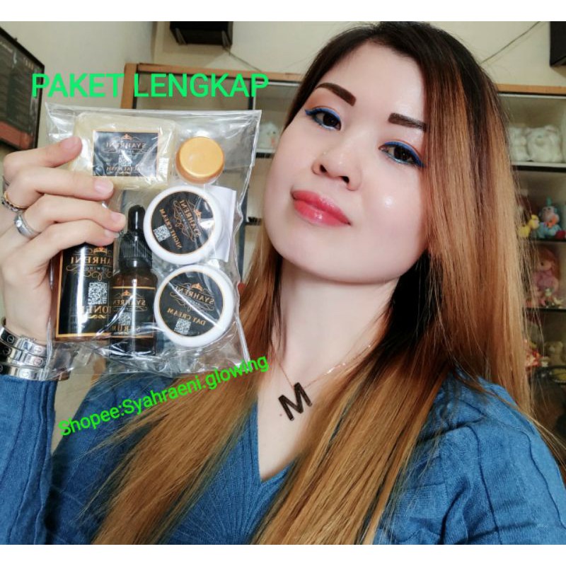 BISA COD BPOM PAKET LENGKAP SYAHRENI GLOWING SYR SYAHRAENI SET ORI PREMIUM KRIM SIANG WAJAH BEAUTY-2