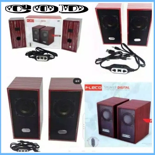 SPEAKER BLUETOOTH FLECO F-233B 3IN1 SPEAKER AKTIF LAPTOP KOMPUTER DAN HP EXTRA BASS ORI