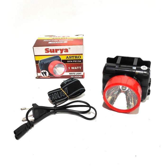 Senter Kepala LED Cas Senter Gunung Surya Astro SYH P013A