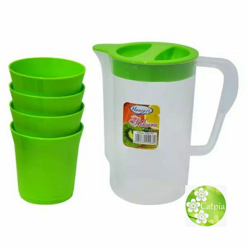 Teko dan Gelas Plastik Set