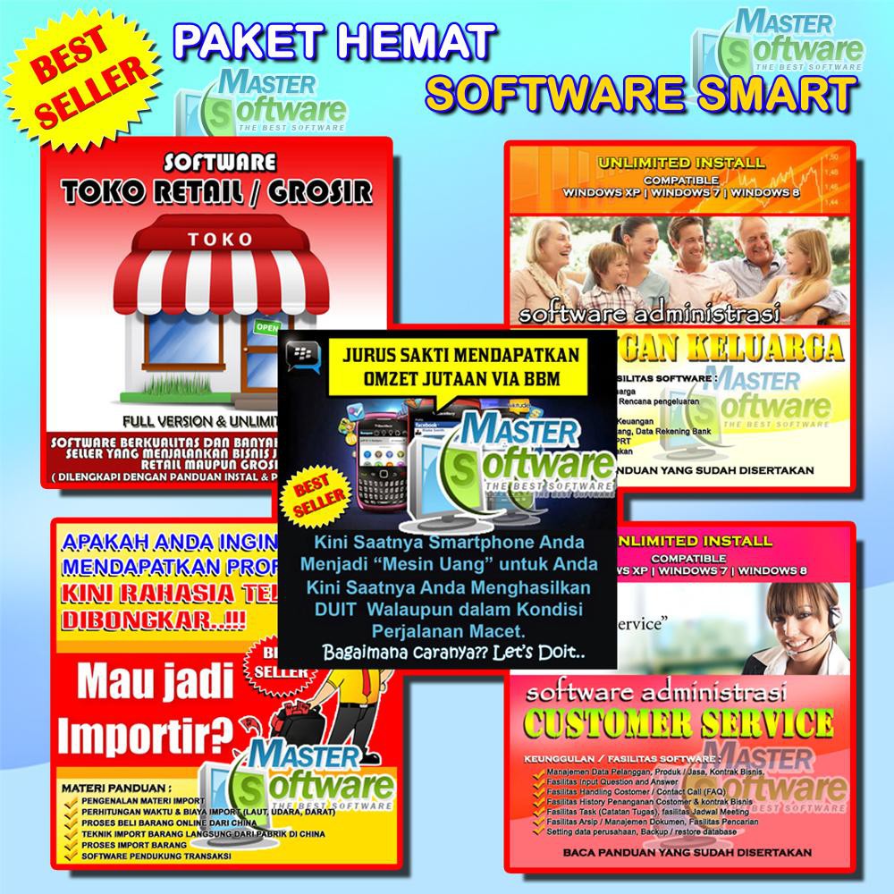 PAKET HEMAT SOFTWARE SMART FULL VERSI BEST SELLER