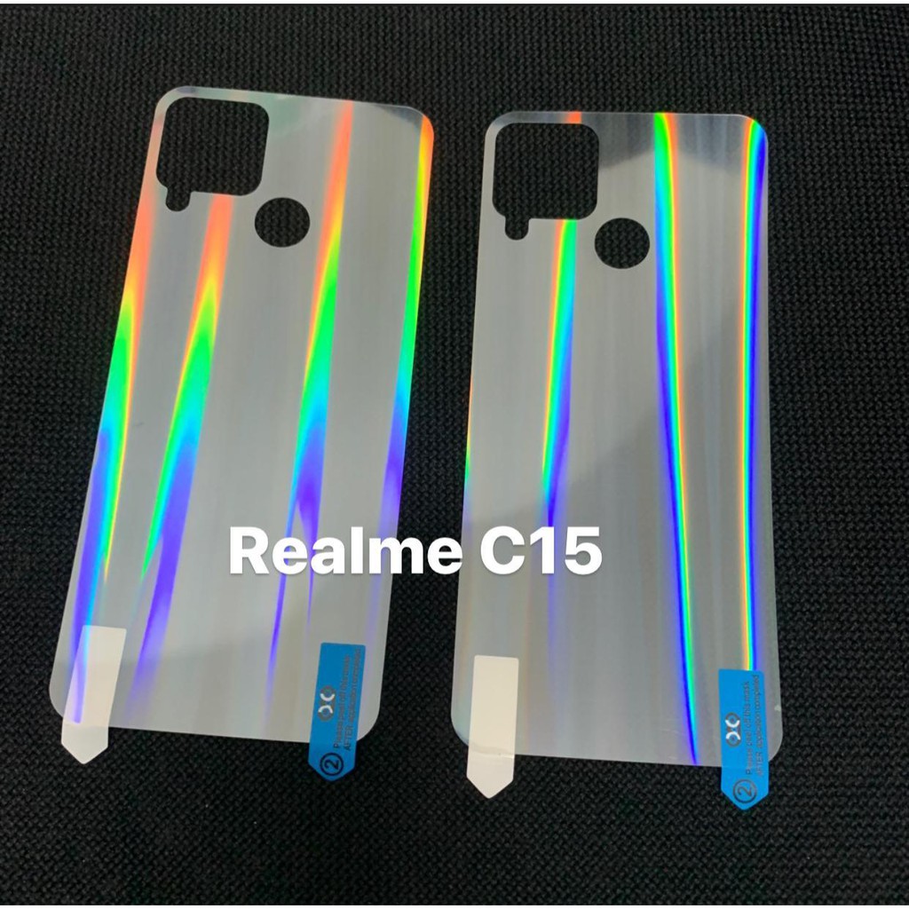 REALME C11 / C12 / C15 BACK SKIN AURORA ANTI GORES BELAKANG