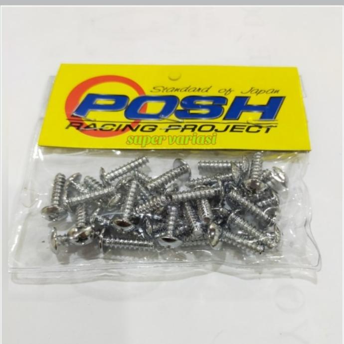 favorit] BAUT SEKRUP OBENG CHROME MATIC HONDA BAUT BODY CACING VARIO BEAT