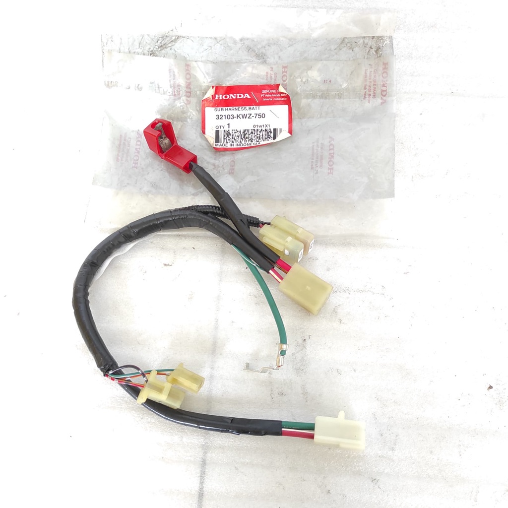 KABEL BODY ACCU HONDA REVO AT KABEL AKI REVO AT 32103-KWZ-750 ORIGINAL