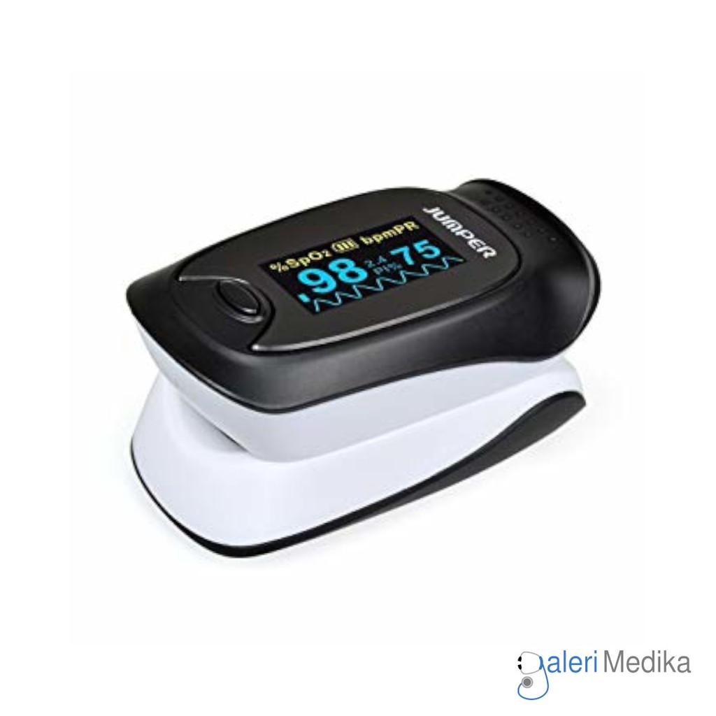 Fingertip Pulse Oximeter / Oksimeter / Oxymeter Jumper JPD-500E LED - Alat Ukur Kadar Oksigen