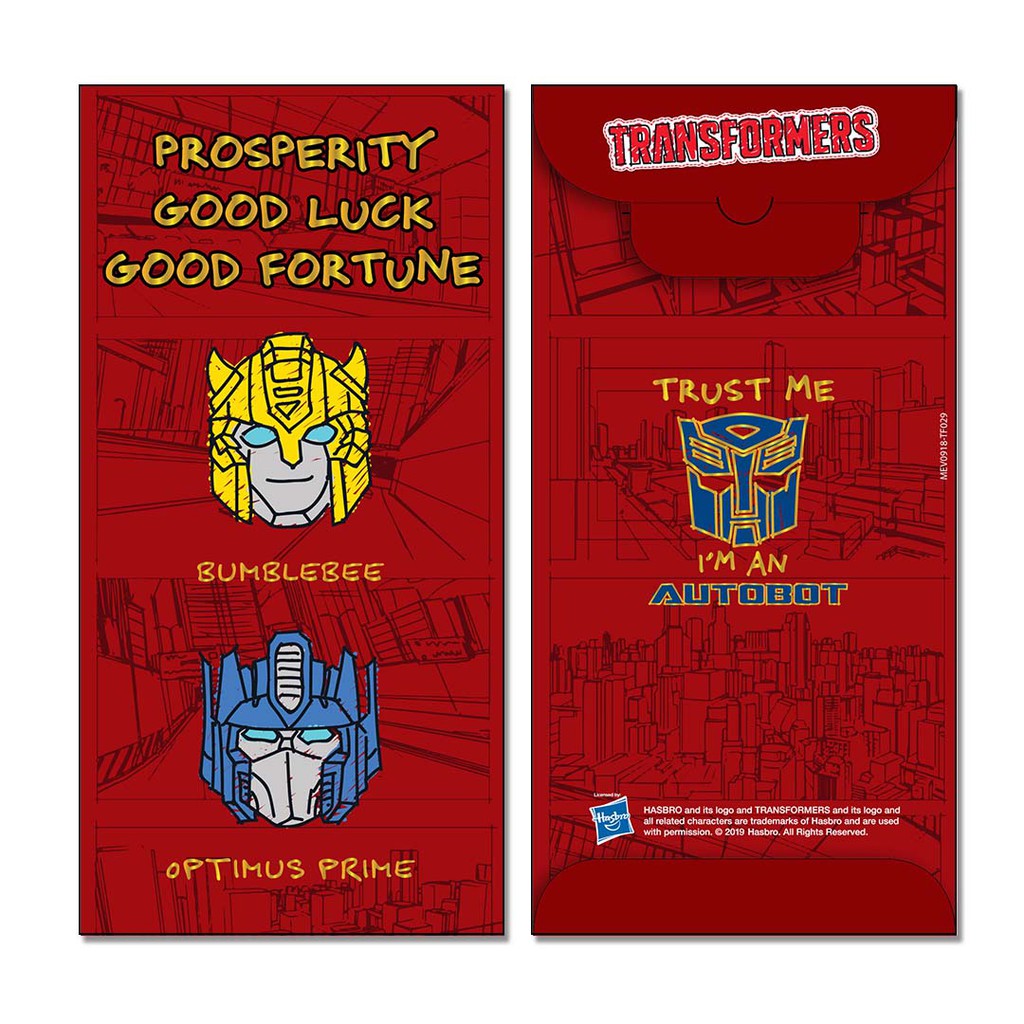 

SOMETHING SWEET CARDS - MONEY ENVELOPES LARGE - ANGPAO - IMLEK - TRANSFORMER - TF029