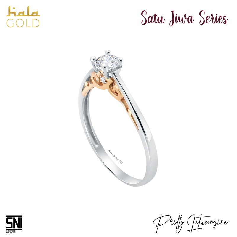 Cincin Emas Satu Jiwa Hala Gold Prilly Maaf Sayang 3WZ1118