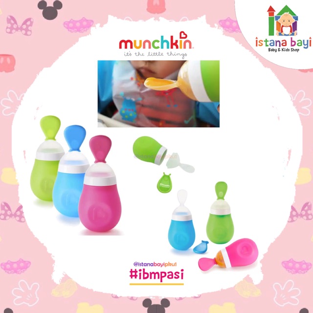 Munchkin Squeeze Spoon - Botol sendok Mpasi anak