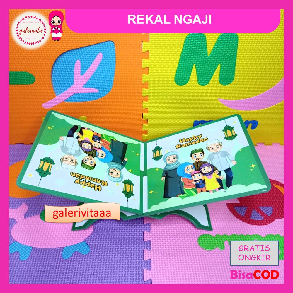 Rekal Al Quran/Meja Lipat Ngaji Karakter Anak/Meja Baca Al Quran/Meja Lipat Al QuranA364