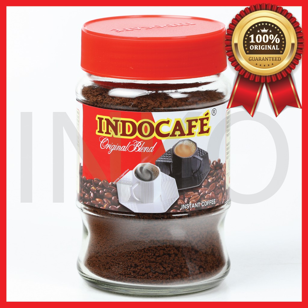 

INDOCAFE ORIGINAL BLEND INSTANT COFFEE BUBUK KOPI INSTANT JAR 200GR