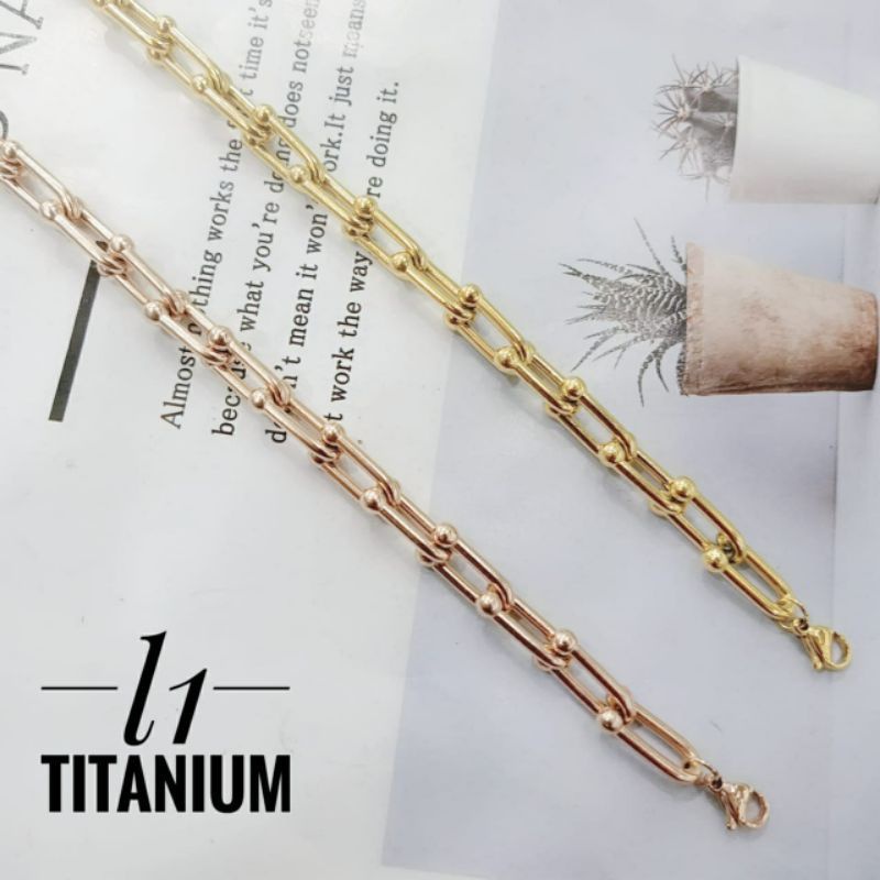 Titanium gelang wanita d100