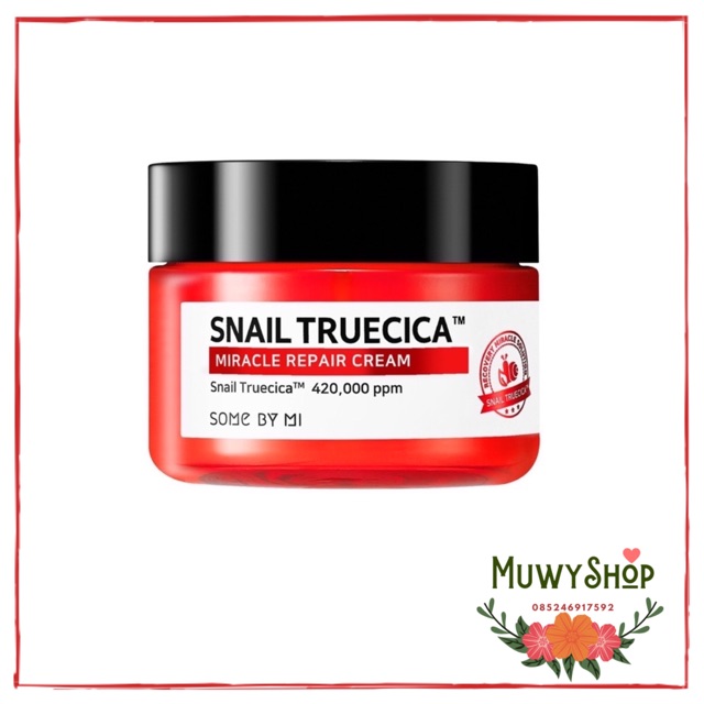 Some By Mi Snail Truecica Miracle Repair Cream 60gr / 20gr MERAH