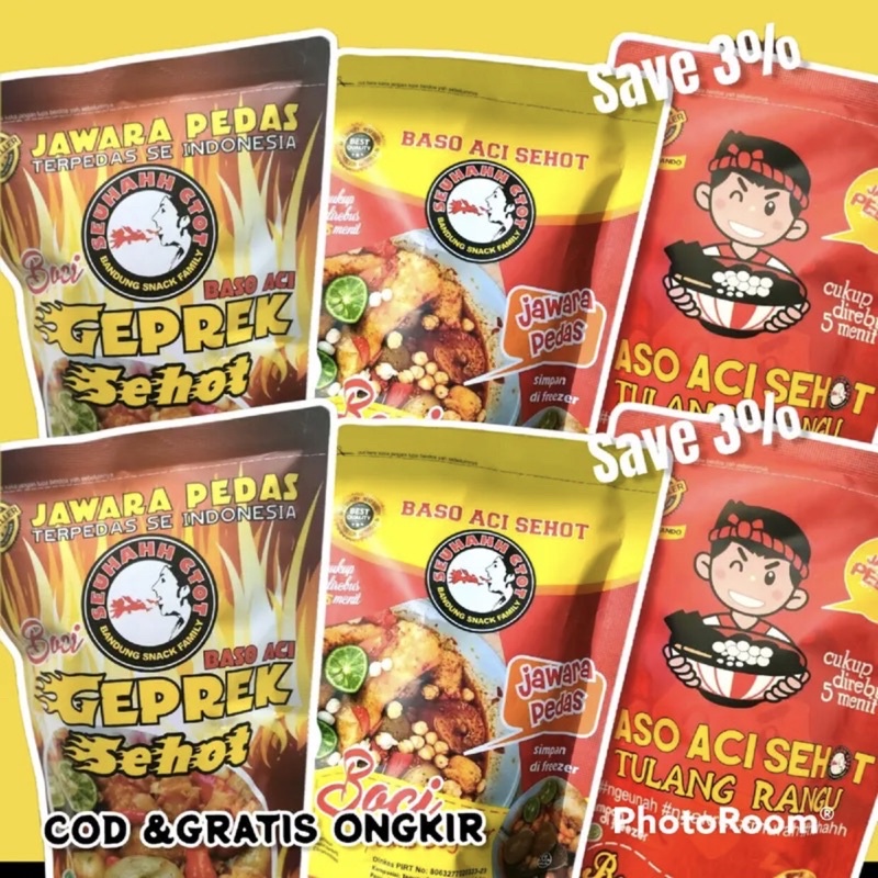 

baso aci sehot/ geprek/ tulang rangu