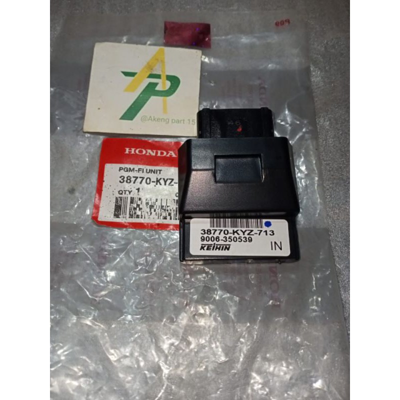 CDI/ECU Honda KYZ Supra x 125 helm in asli KEIHIN