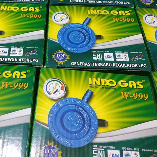 ♡ Regulator LPG WINN GAS INDO GAS W-999 SNI TOP BRAND HEMAT ANTI BOCOR ❆