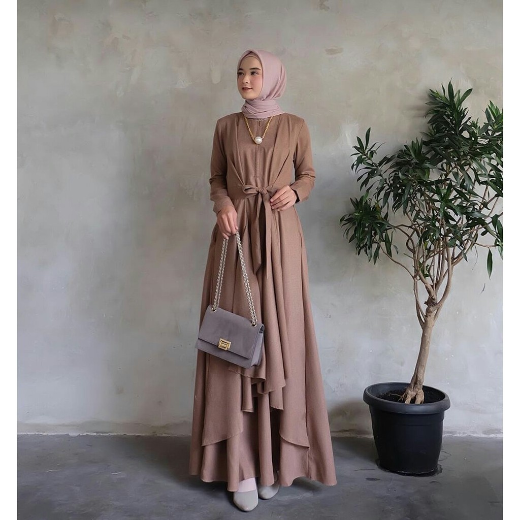 GF -  ALANA MAXI matt SHAKILA HQ size S M L XL DRESS TERBARU FASHION muslim TERLARIS BAHAN SHAKILA