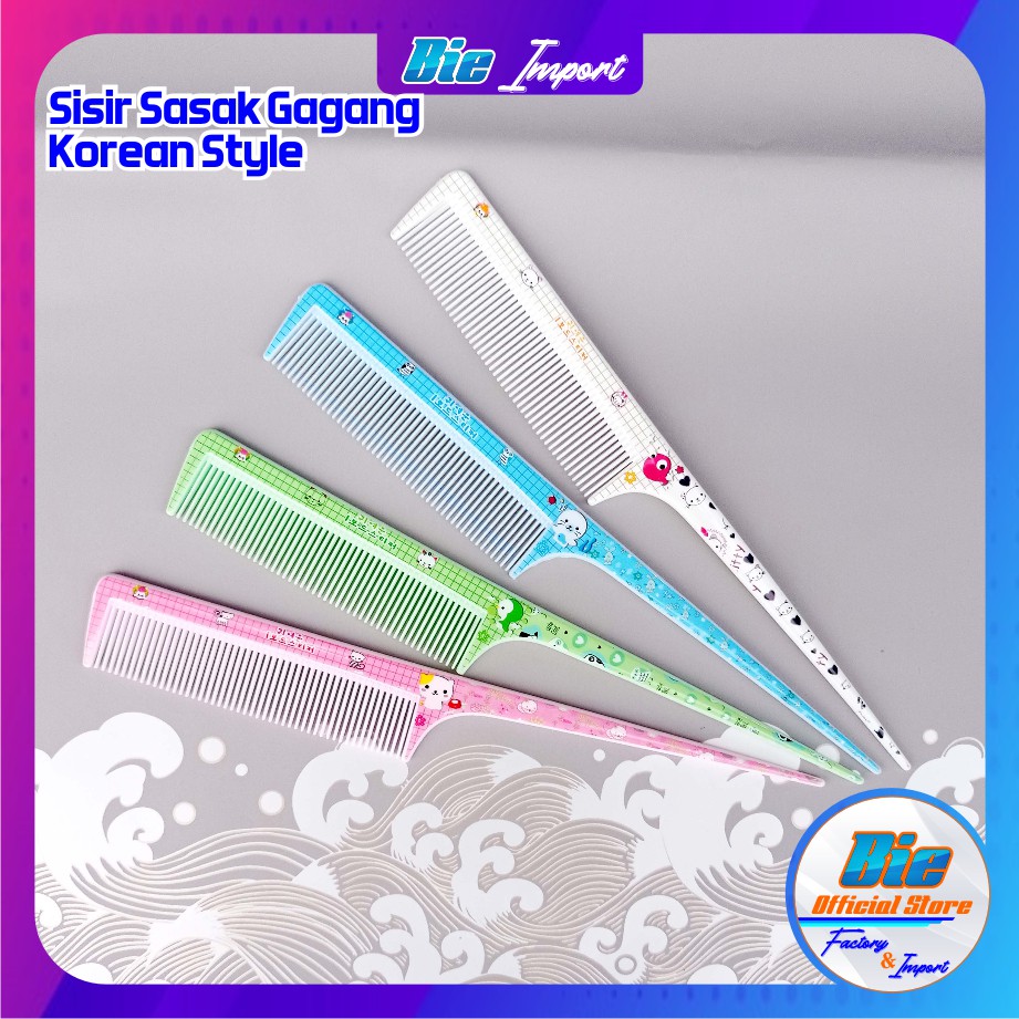 Sisir Rambut Korea Style Import Gagang Besar