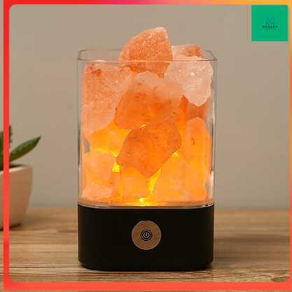 TD-DGD ICOCO Lampu Tidur LED Crystal Salt Lamp of Himalaya Lava Lamp - M4