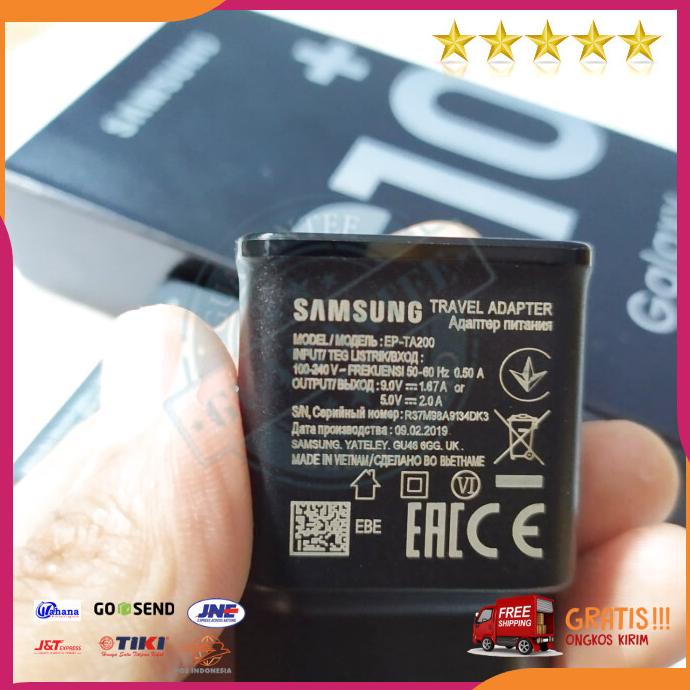 Acc Hp Charger Samsung Galaxy S10 S10+ M20 A50 Fast Charging Original