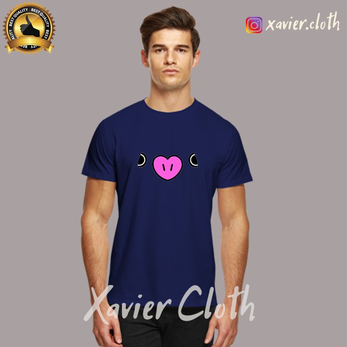 Premium Baju - Kaos - Tshirt BT21 x Uniqlo Dancing Machine Mang eyes nose - Tshirt BTS Army - BTS