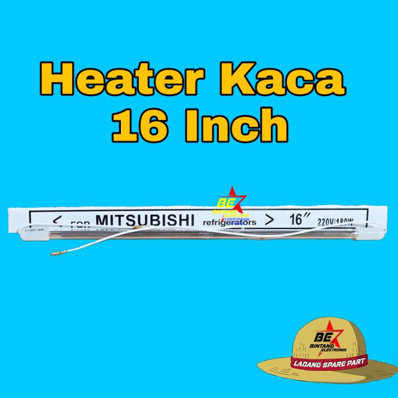 HEATER KACA 16 INCH PEMANAS KULKAS KACA 16&quot; HEATER KULKAS 16 INCHI