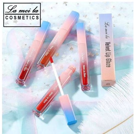 LM 1011-Lameila Lipstick Lip Glaze Velvet Lasting Moisturizing Liquid Lipstick Waterproof Moisturizing