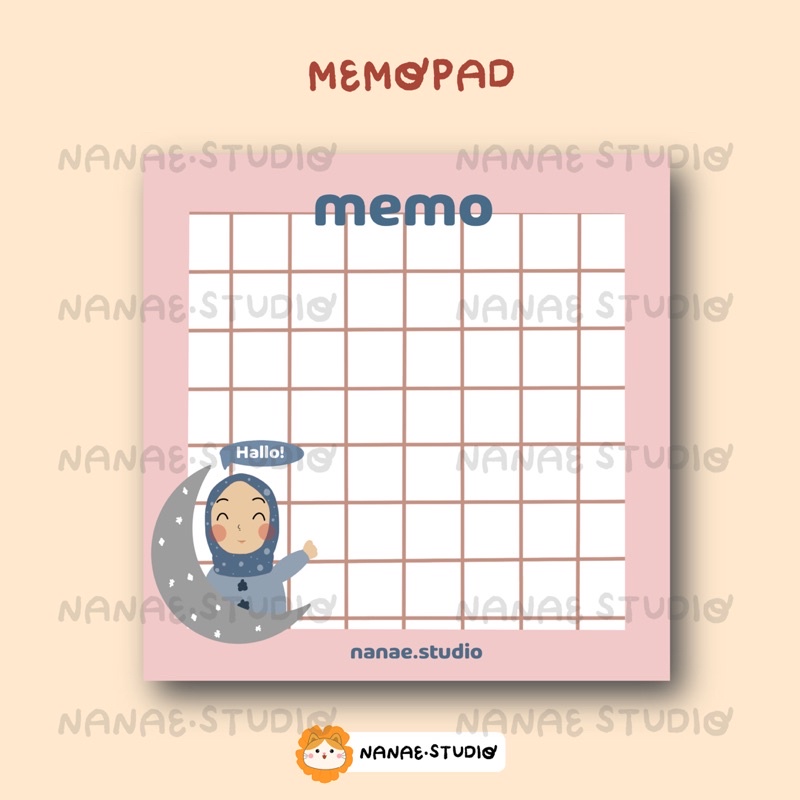 

Memopad - Sleeping MP23 | Nanae.studio