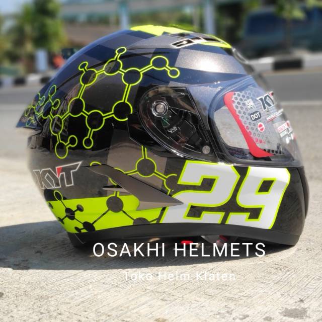 KYT Vendetta 2 Andrea Iannone GunMet Spesial Edisi Motif Pembalap MotoGP AirPump System Visor Lock